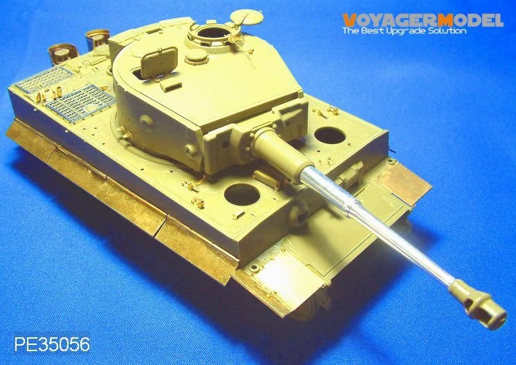 Maquette Voyager PE35056 Tiger I Seconde Guerre mondiale, version tardive en photodécoupe (AVF Club 35079), échelle 1/35 – Bild 3