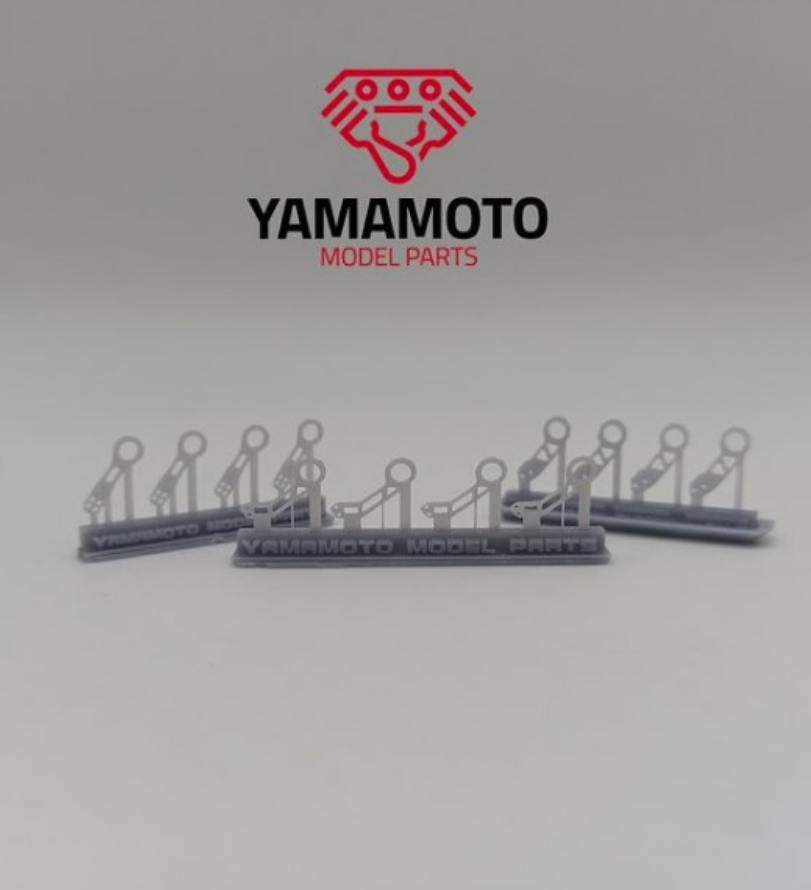 Ensemble de crochet de remorquage Yamamoto Model Parts MPTUN38 1/24