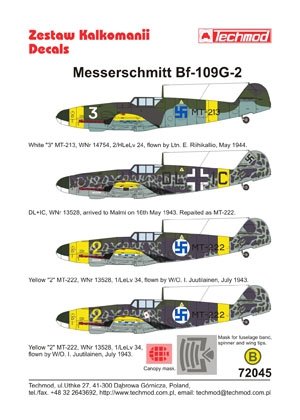 Techmod 72045 - Messerschmitt Bf 109G-2 (1/72)  – image 2