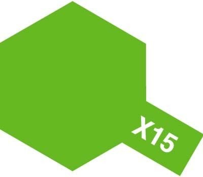 Peinture acrylique Tamiya X-15 Vert clair (81515) 10 ml – image 2