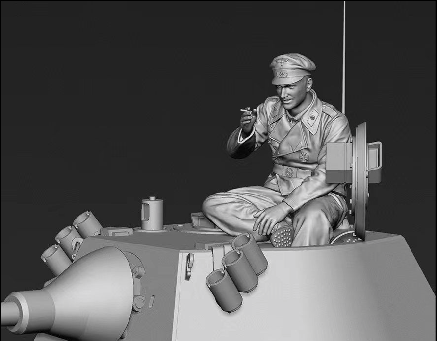 Das Werk DW16007 Commandant de char allemand 1/16 – image 6