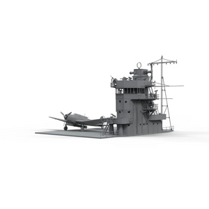 Maquette Border Model BSF-001 Pont Akagi avec plateforme d&amp;#39;envol et Nakajima B5N2 Kate Combo 1/35  – image 4