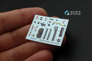Intérieur imprimé en 3D et coloré sur papier décalcomanie Quinta Studio QD48106 He-162 (pour maquette Tamiya) 1/48 – immagine 4