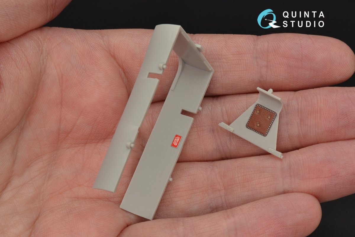 Intérieur imprimé en 3D et coloré sur papier décalcomanie Quinta Studio QD32059 Me-262A (pour maquette Trumpeter) 1/32 – immagine 6