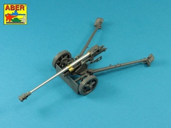 Canon Aber 35L-328 pour canon allemand PaK 40 de 75 mm sans frein de bouche, échelle 1/35 – imagen 2
