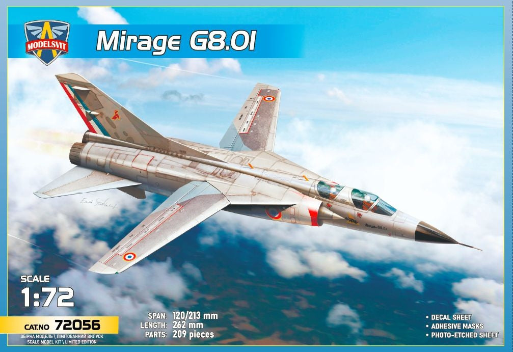 Modelsvit 72056 Mirage G8.01 1/72 – immagine 2