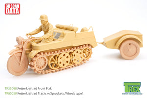 T-Rex Studio TR85059 Chenilles Kettenkaraftrad avec pignons et roues Type 1 1/35 – Bild 4
