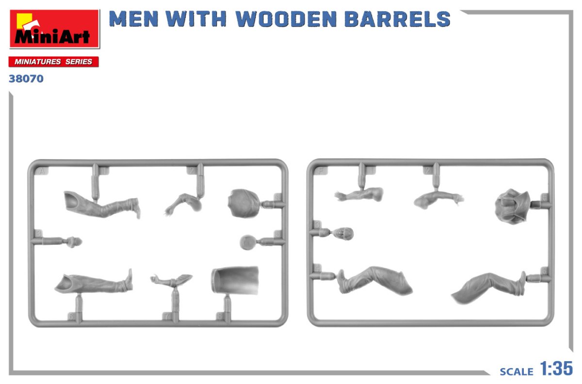MiniArt 38070 HOMMES AVEC DES BARILS EN BOIS 1/35 – Bild 7