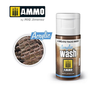 AMMO de Mig Jimenez 0702 Nettoyant acrylique Tracks Wash 15 ml