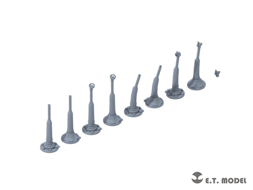 Base de mât d&amp;#39;antenne pour véhicule russe ET Model P35-227 (Type 1) (Impression 3D) 1/35 – image 3
