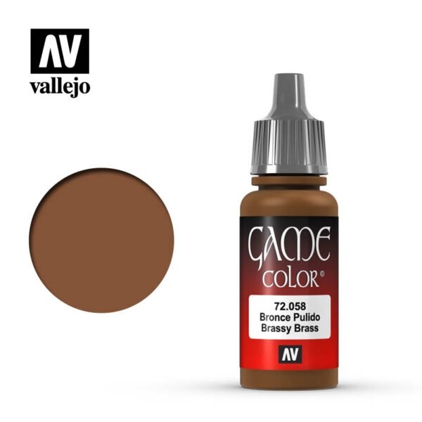 Vallejo 72058 Game Color - Laiton Brassy 18 ml