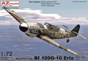 Maquette AZ7611 Bf-109G-10 Erla Block 15XX fin 1/72