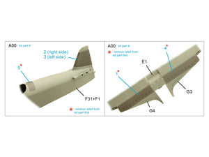 Quinta Studio QP48031 Yak-9T Rabats et panneaux (Zvezda) 1/48 – image 2