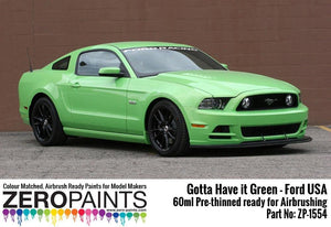 Peinture Zero Paints ZP-1554 Gotta Have it Green - Ford USA 60 ml