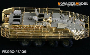 Maquette Voyager PE35200 Stryker M1126 avec blindage à lames (pour AFV35126) : comprend le blindage à lames, le blindage spatial et le cache de suspension (échelle 1/35). – Bild 4