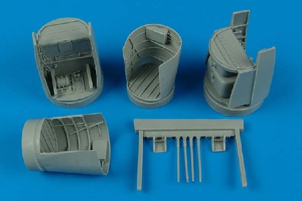 Aires 4426 Heinkel He 219A-7 baies de train d&amp;#39;atterrissage principales 1/48 Tamiya