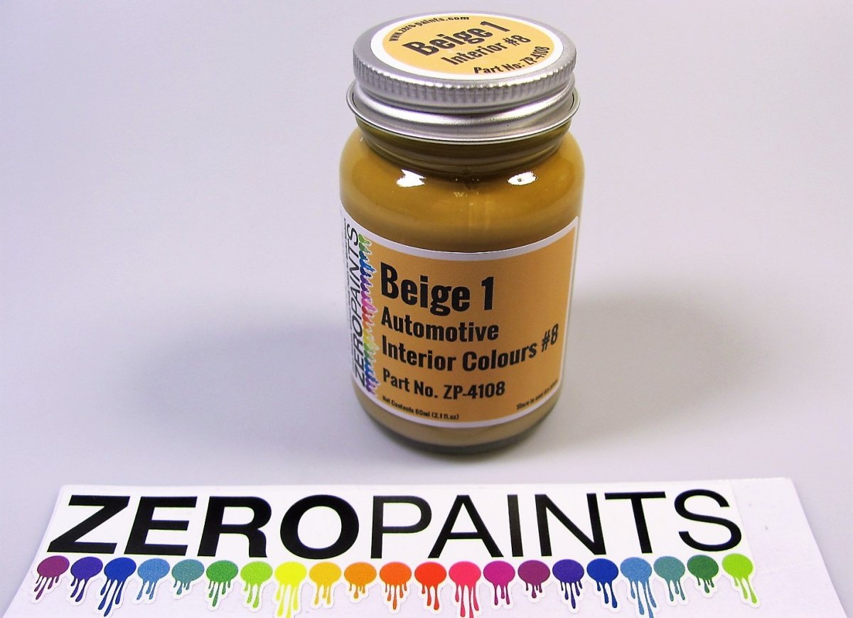 Peinture d&amp;#39;intérieur Zero Paints ZP-4108 - Beige 1 pot de 60 ml