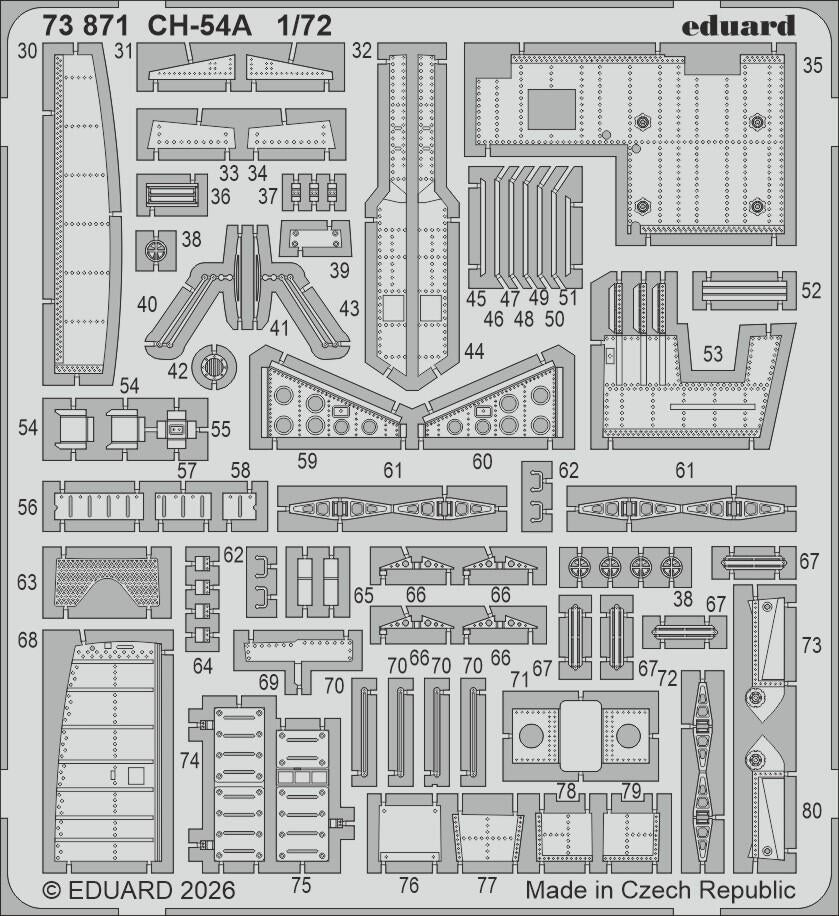 Eduard 73871 CH-54A ICM 1/72