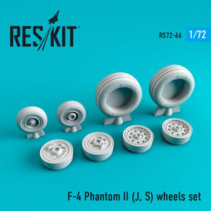 RESKIT RS72-0066 F-4 (J,S) « PHANTOM II » JEU DE ROUES 1/72