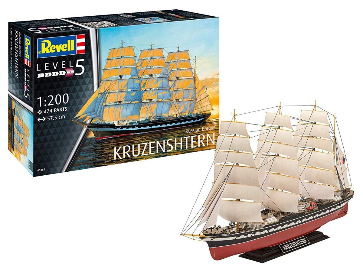 Revell 05159 Barque russe Kruzenshtern 1/200