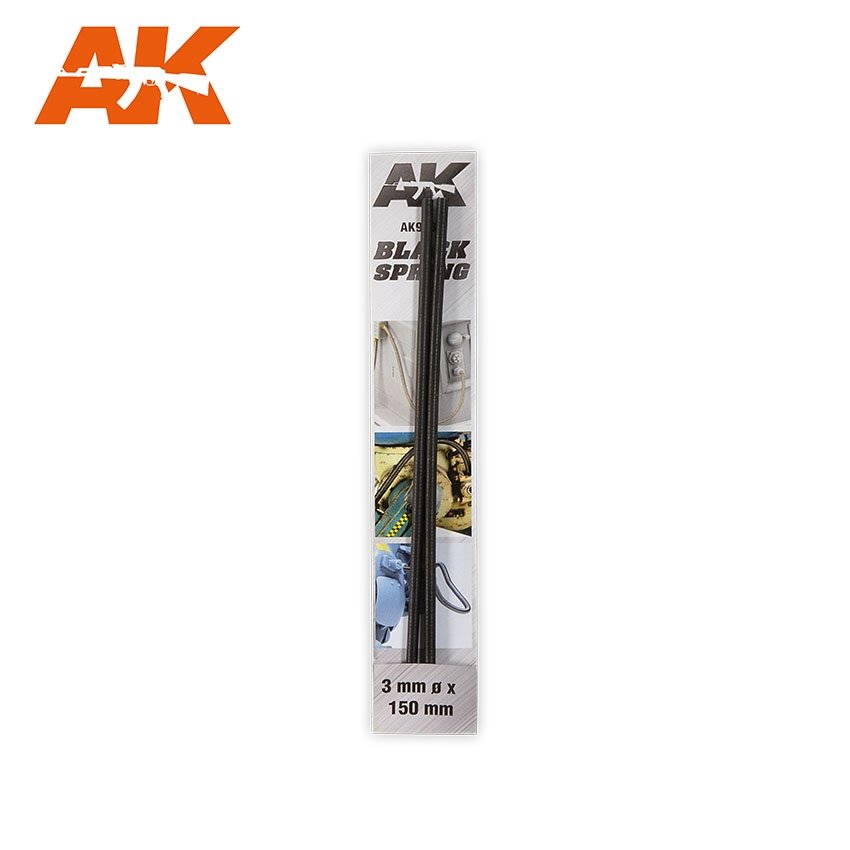 Ressort noir AK Interactive AK9189 3 mm Ø