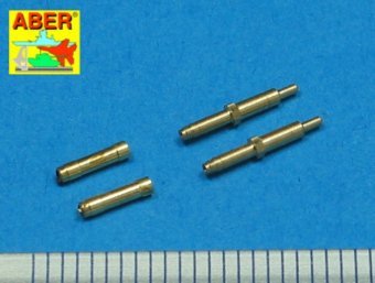 Aber A48 010 Ensemble de 2 canons pour mitrailleuses d&amp;#39;avions allemands MK 108 de 30 mm avec tube de souffle (1/48) – image 2