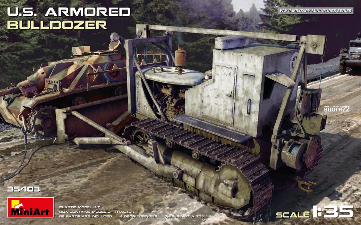 MiniArt 35403 Bulldozer blindé américain 1/35