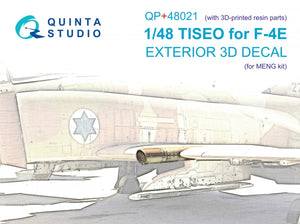 Quinta Studio QP+48021 TISEO pour F-4E (Meng) (avec pièces en résine imprimées en 3D) 1/48