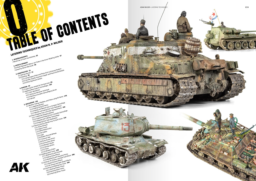 AK Interactive AK130009 ADAM WILDER – MODELING THEORETICAL SOVIET SUBJECTS OF THE GREAT PATRIOTIC WAR – LAYERING TECHNIQUES ( English )