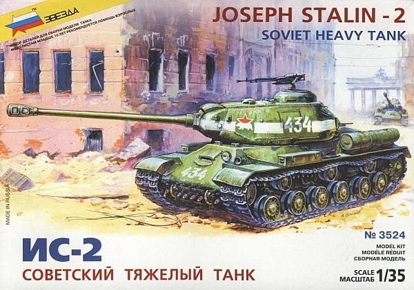 Zvezda 3524 Char lourd soviétique IS-2 (1/35)