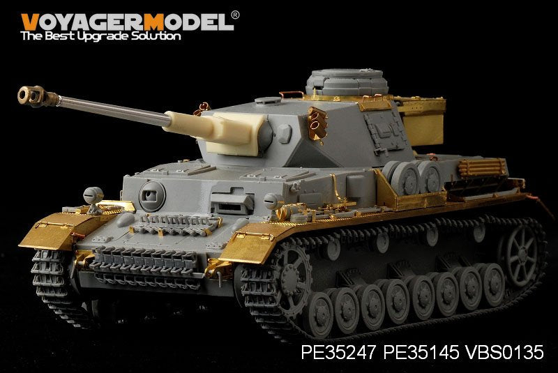 Maquette Voyager PE35247, char allemand Pz.Kpfw.IV Ausf.G (division LAH, Kharkov, 1943) (pour DRAGON 6363), échelle 1/35 – imagen 2