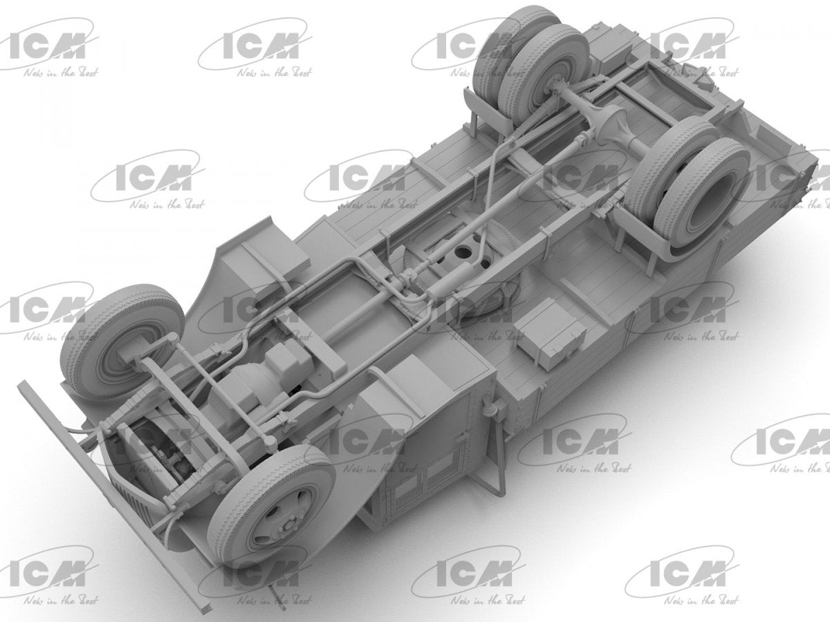 ICM 35409 V3000S Einheitsfahrerhaus Camion allemand de la Seconde Guerre mondiale 1/35  – Bild 7