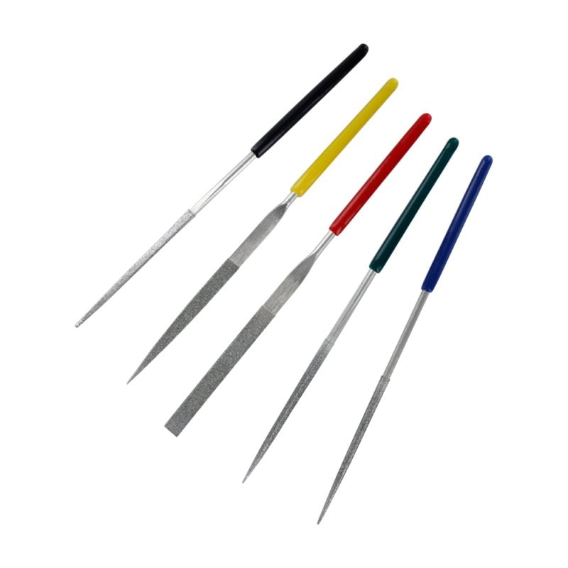 Ensemble de 5 mini limes diamantées Modelcraft PFL6007 (100 mm)