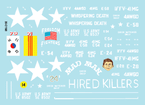 Star Decals 35-C1198 Camions armés du Vietnam 5 1/35  – image 2