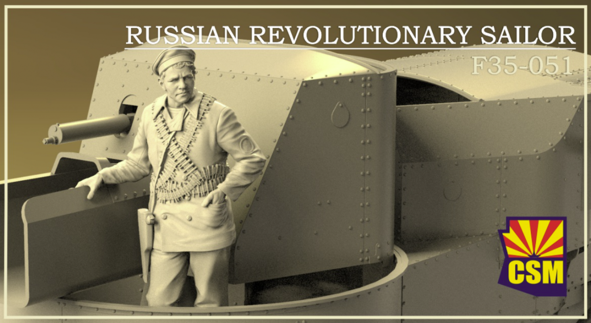Maquette Copper State Models F35-051 Marin révolutionnaire russe 1/35