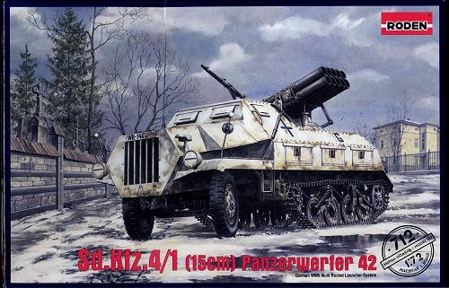 Roden 712 Sd.Kfz.4/1 Panzerwerfer 42 (PzW42 Early, 15 cm) (1/72)