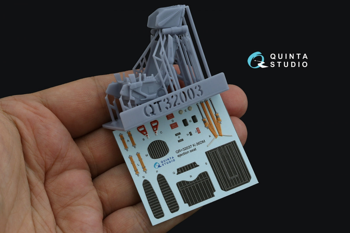 Quinta Studio QR+32037 Siège éjectable K-36DM (première version) (pour Su-17M3/M4/UM3/22, Su-24, MiG-29 9-12 Premiers appareils) (Toutes les maquettes) 1/32 – image 2