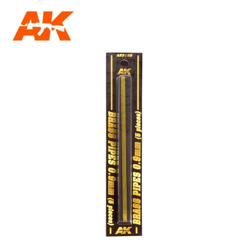 AK Interactive AK9108 TUYAUX EN LAITON 0,9MM Ø. 5 UNITÉS. – Bild 2
