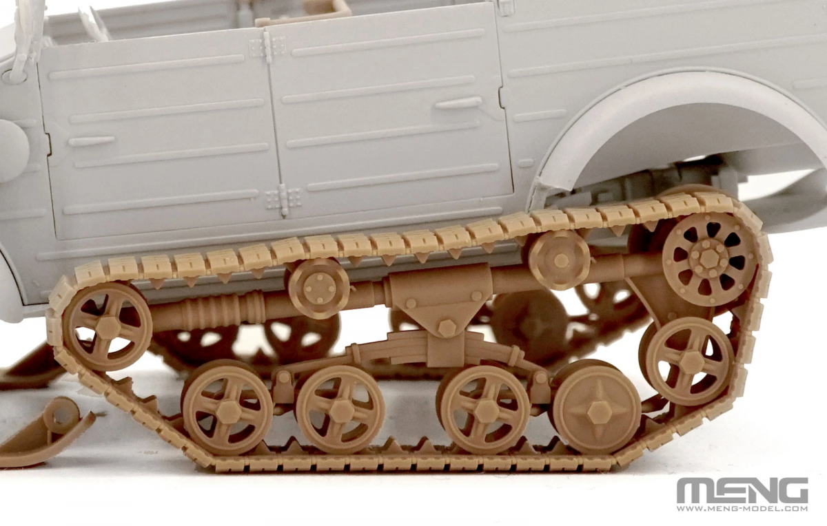 Maquette Meng VS-018 Semi-chenillé allemand Pkw.K1 Kubelwagen Type 155 au 1/35 – image 7