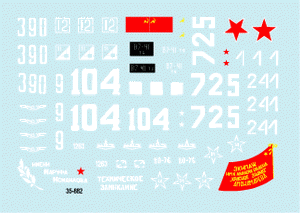 Star Decals 35-882 Soviétiques en Afghanistan, partie 2, échelle 1/35 – image 3