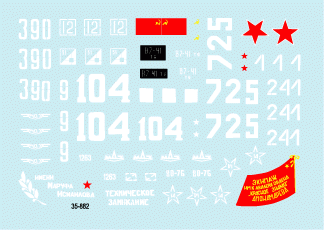 Star Decals 35-882 Soviétiques en Afghanistan, partie 2, échelle 1/35 – image 3