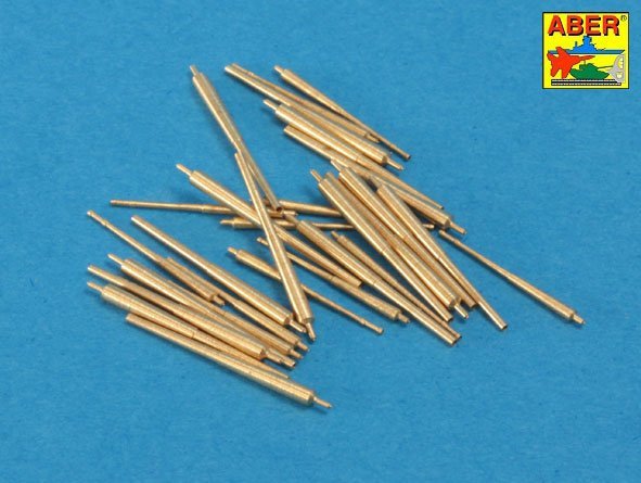 Ensemble de canons Aber 350L-73 pour porte-avions allemand « Graf Zeppelin » : 150 mm x 16 ; 105 mm x 12 (1/350)