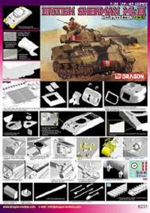 Dragon 6231 Sherman Mk.III Production moyenne, Sicile (1/35) – Bild 2