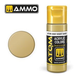 MUNMO de Mig Jimenez 20007 ATOM COLOR Sable du désert 20ml