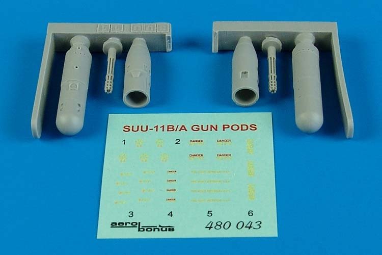 Aerobonus 480043 Conteneur de canon SUU-11B/A (1/48)