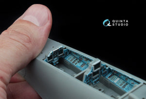 Intérieur imprimé en 3D et coloré sur papier décalcomanie Quinta Studio QD48047 Su-30MKK (pour kit HobbyBoss) 1/48 – image 8