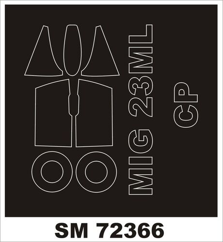Montex SM72366 MiG-23ML/MLA pour maquettes à hélice transparente au 1/72