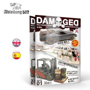 ABTEILUNG 502 ABT701 - Numéro endommagé 01 - Magazine Weathered &amp;amp; Worn Models (ANGLAIS)