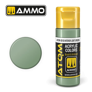 AMMO de Mig Jimenez 20128 ATOM COLOR Intérieur Vert Clair 20ml