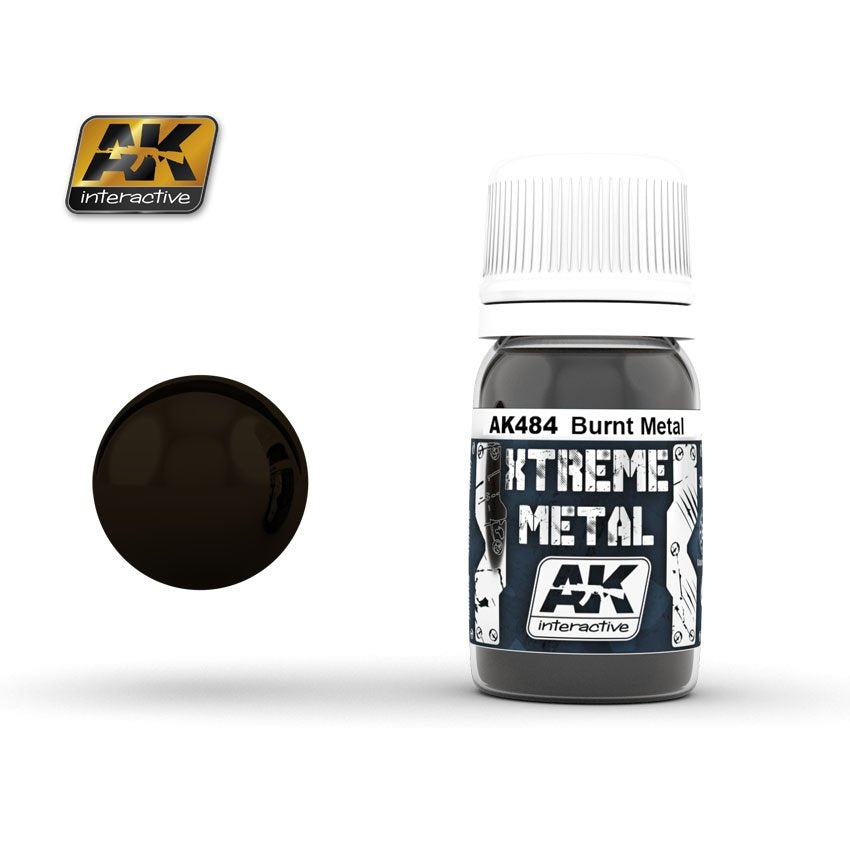 AK Interactive AK484 XTREME METAL BURNT METAL 30 ml